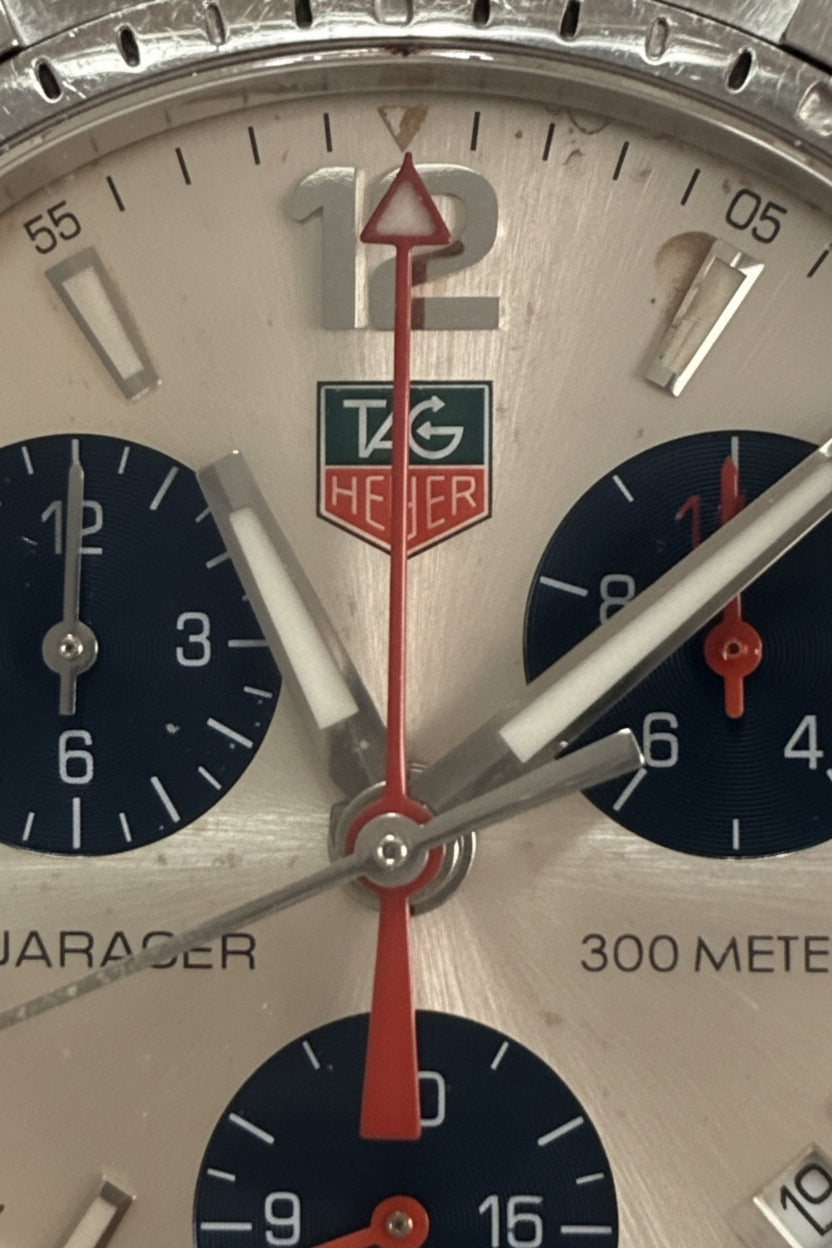 TAG Heuer Aquaracer Chronograph CAF1111 Silver Dial Quartz 41mm Men’s Watch