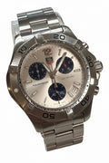 TAG Heuer Aquaracer Chronograph CAF1111 Silver Dial Quartz 41mm Men’s Watch