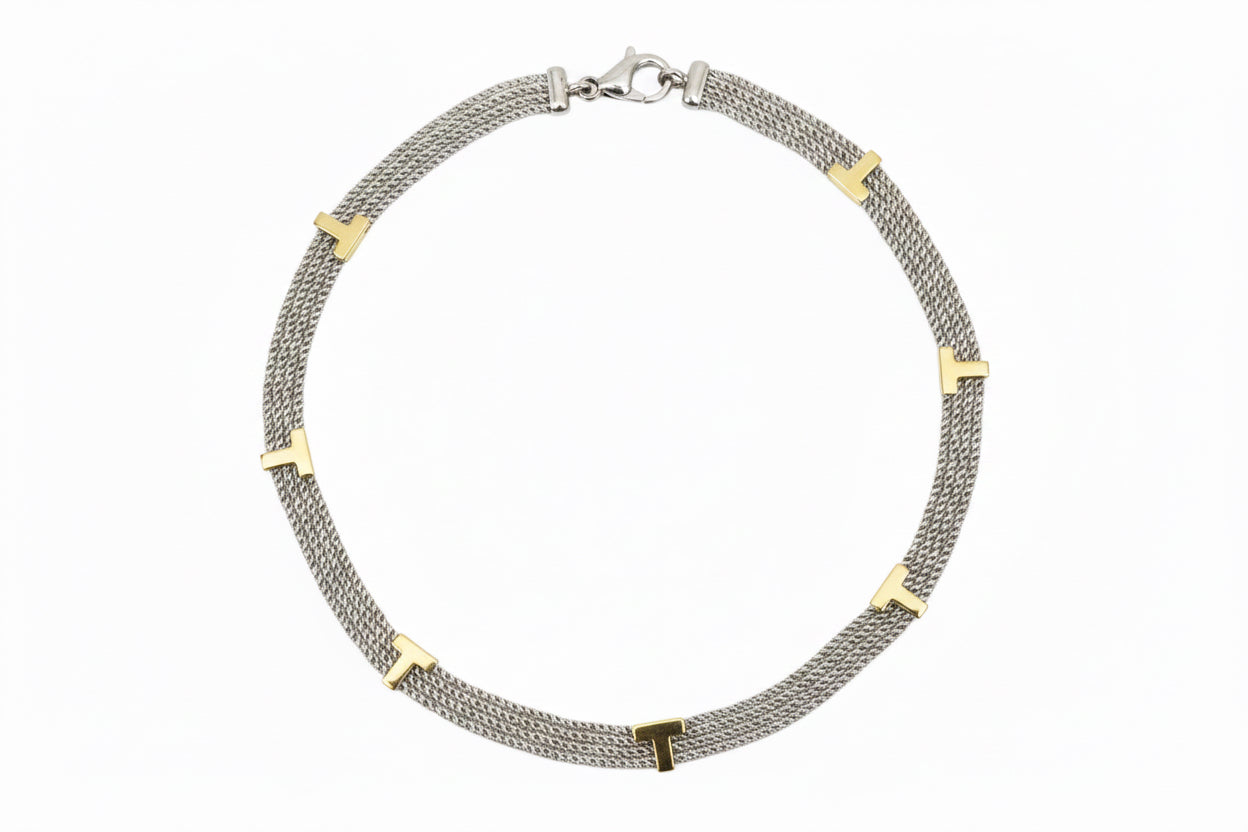 Tiffany & Co. Vintage 4 Strand Twist Necklace Sterling Silver 925 34g Rare