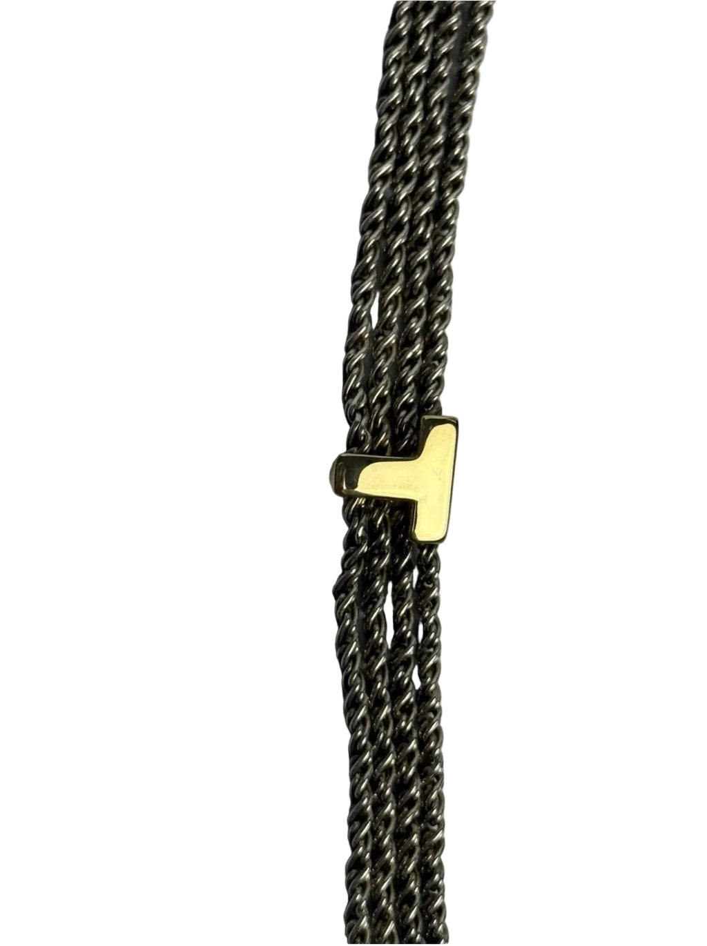 Tiffany & Co. Vintage 4 Strand Twist Necklace Sterling Silver 925 34g Rare