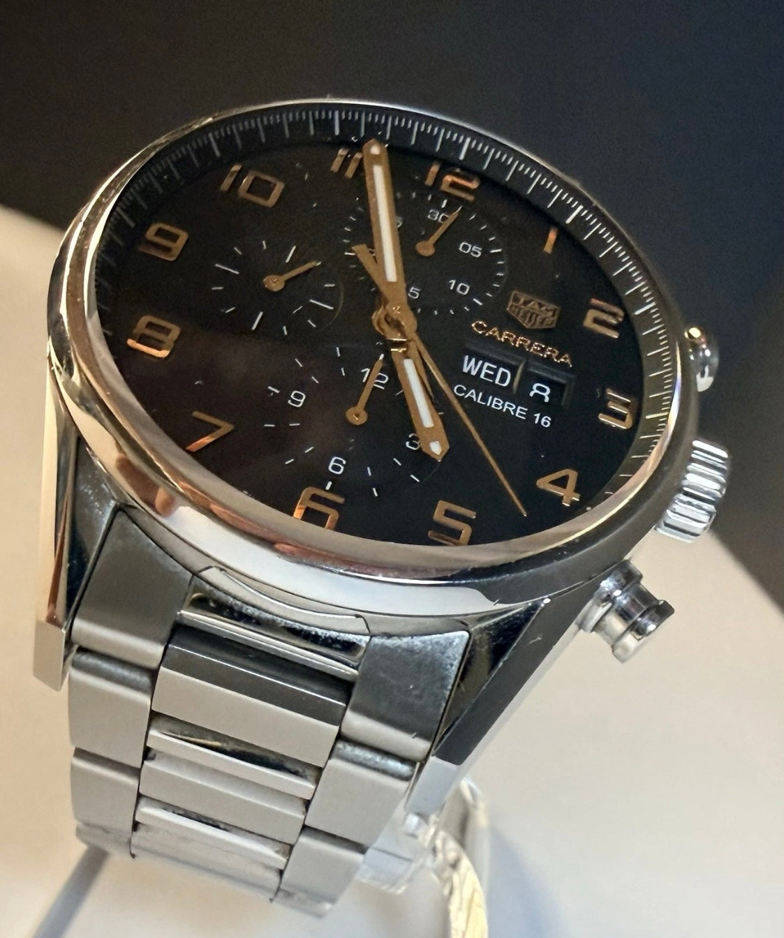 TAG Heuer Carrera Calibre 16 Day Date Chronograph CV2A1AB Full Set 43mm
