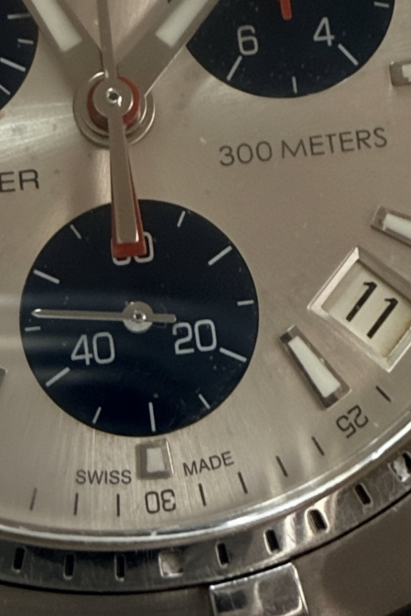 TAG Heuer Aquaracer Chronograph CAF1111 Silver Dial Quartz 41mm Men’s Watch