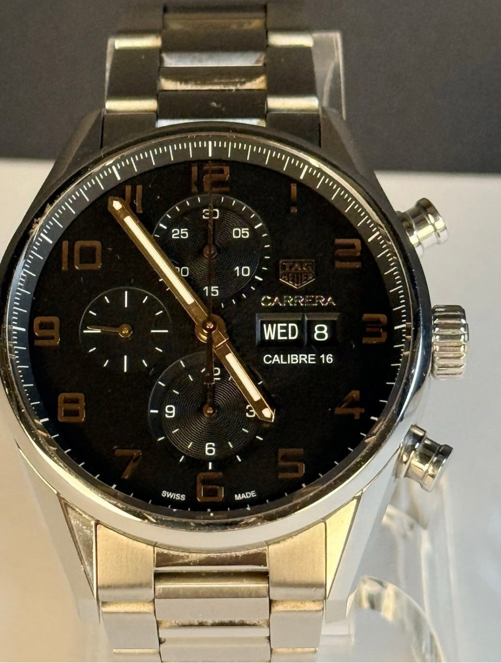 TAG Heuer Carrera Calibre 16 Day Date Chronograph CV2A1AB Full Set 43mm