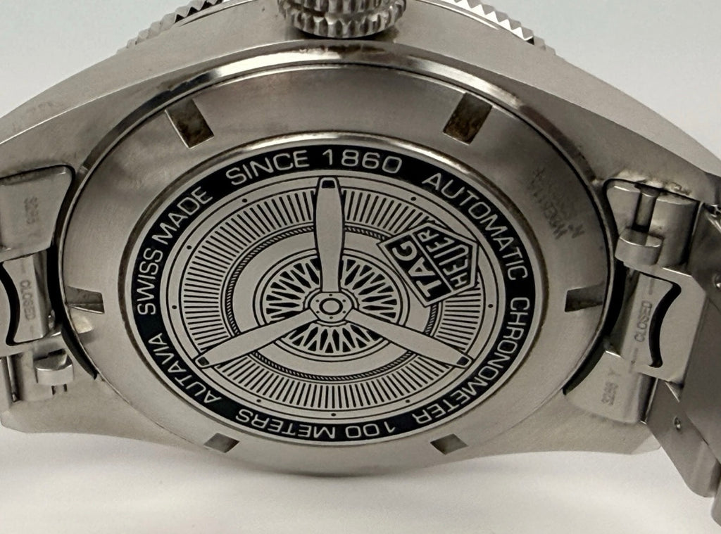 TAG Heuer Autavia GMT 60th Anniversary Blue Dial Batman Bezel Calibre 7 42mm Full Set