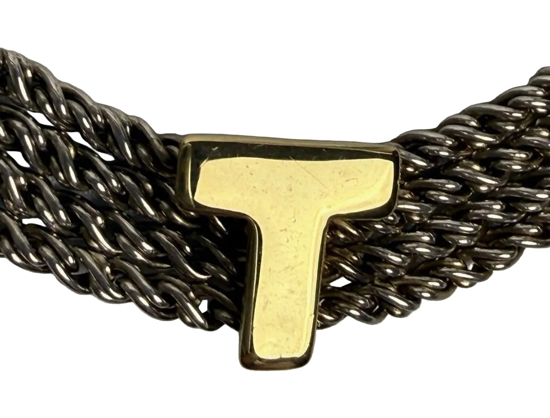 Tiffany & Co. Vintage 4 Strand Twist Necklace Sterling Silver 925 34g Rare