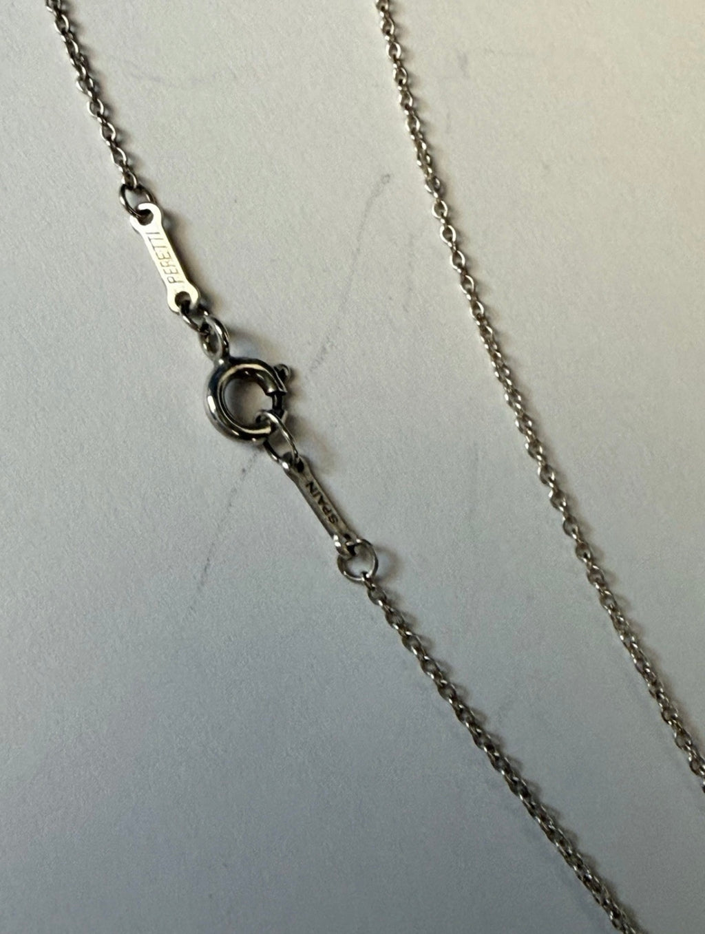 Tiffany & Co Elsa Peretti Starfish Pendant Necklace 16” Sterling Silver 925