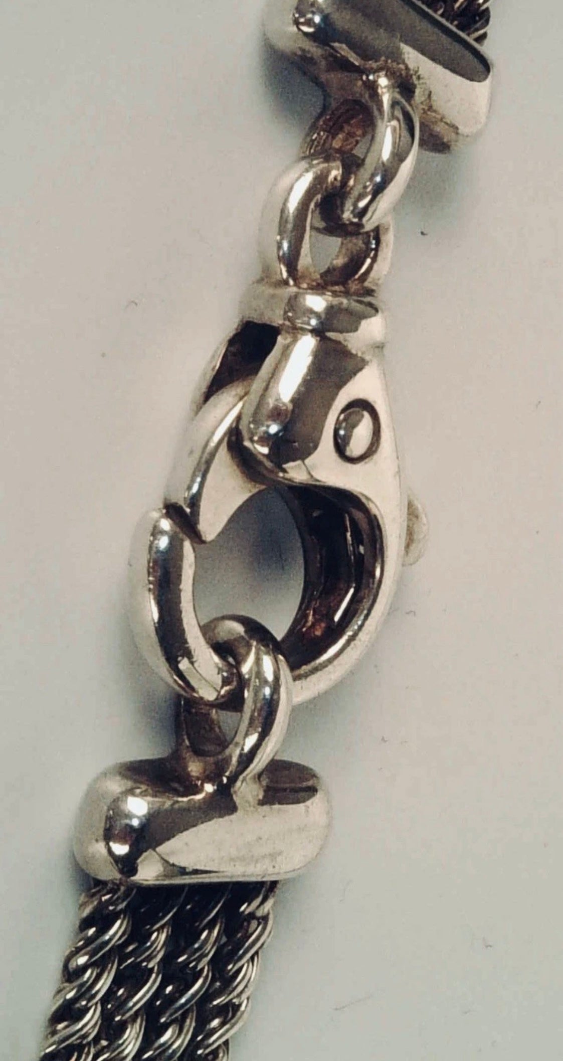 Tiffany & Co. Vintage 4 Strand Twist Necklace Sterling Silver 925 34g Rare