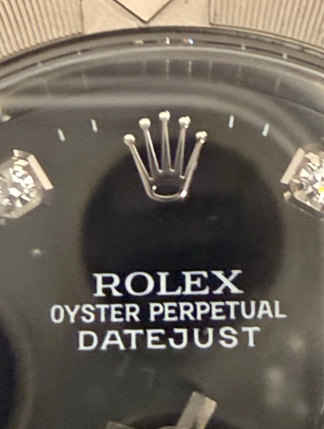 Rolex Datejust Thunderbird 16264 Black Dial Serviced Mens Watch Box Papers - Coyle Fine Jewelry & Timepieces