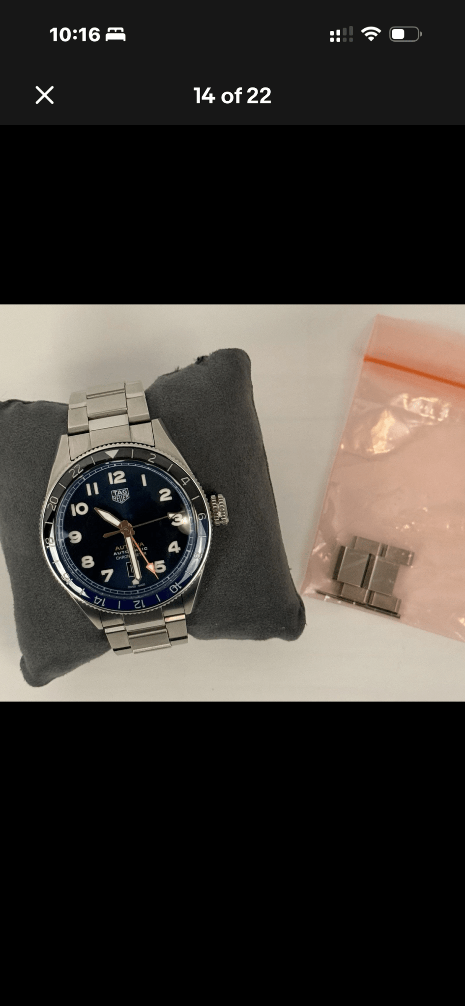 TAG Heuer Autavia GMT 60th Anniversary WBE511A 42mm Blue Dial Automatic Batman Bezel Full Set - Coyle Fine Jewelry & Timepieces