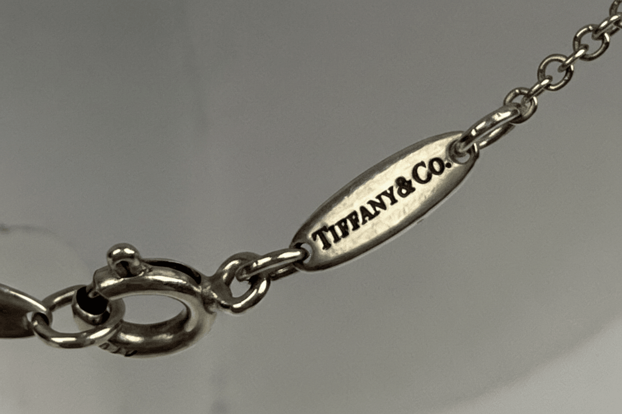 Tiffany & Co Elsa Peretti Open Heart Necklace Sterling Silver 18K Gold 26g - Coyle Fine Jewelry & Timepieces