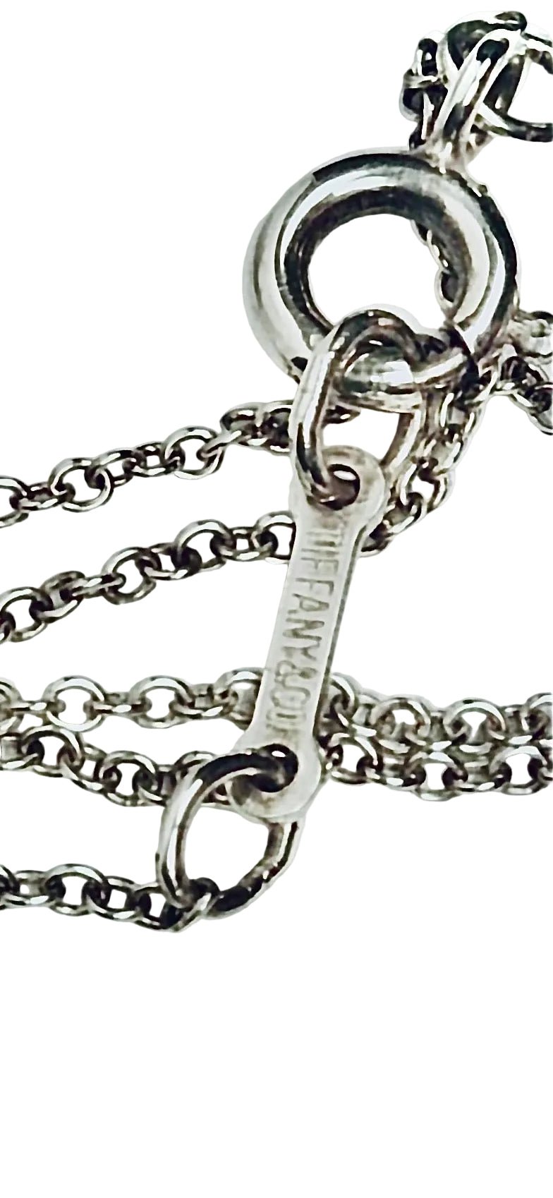 Tiffany & Co Elsa Peretti Teardrop Necklace Sterling Silver Pendant 16” 28g - Coyle Fine Jewelry & Timepieces